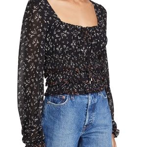 Women's Free People Lolita Print Top